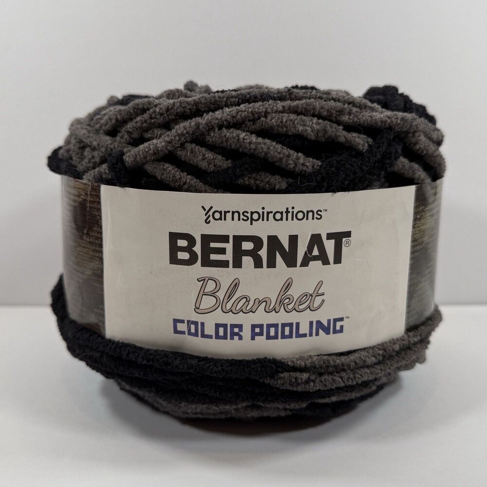 Bernat Yarnspirations Blanket Color Pooling Yarn CLOUD TARTAN Cake Super Bulky